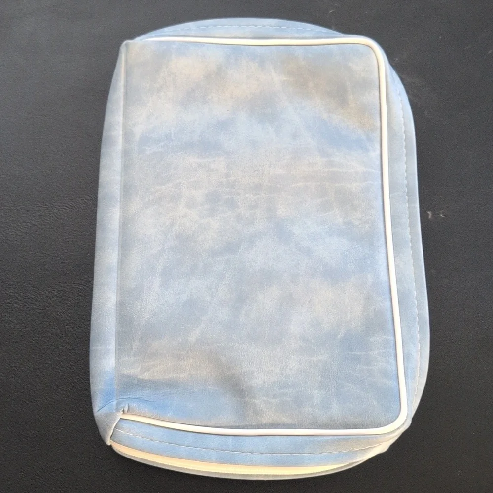 Blue Vinyl Bible Cover NWT